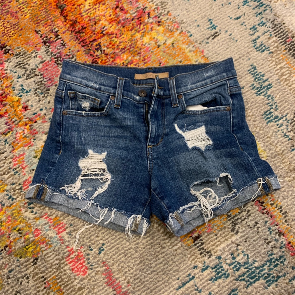 Distressed Joes Jean Shorts Size 24